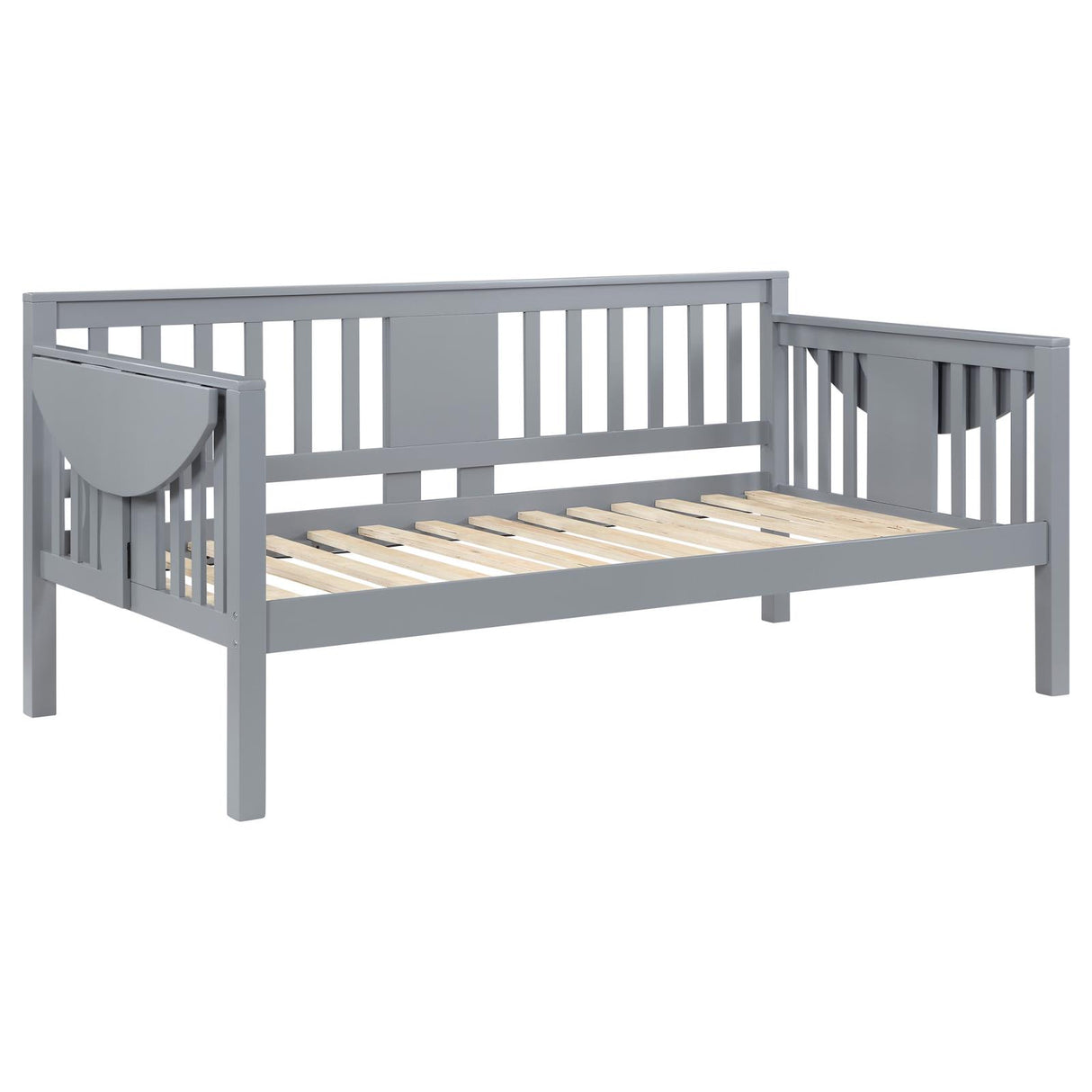 Bethany Gray Wood Twin Daybed with Drop-down Tables from Coaster - Luna Furniture