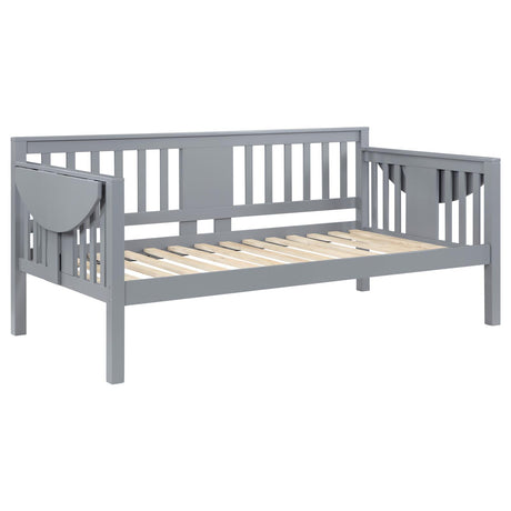 Bethany Gray Wood Twin Daybed with Drop-down Tables from Coaster - Luna Furniture