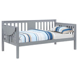 Bethany Gray Wood Twin Daybed with Drop-down Tables from Coaster - Luna Furniture