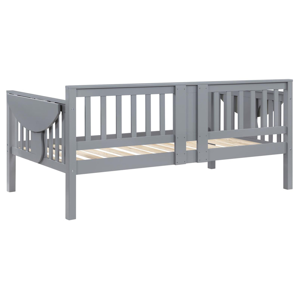 Bethany Gray Wood Twin Daybed with Drop-down Tables from Coaster - Luna Furniture