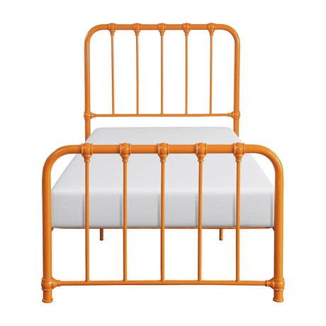 Bethany Orange Twin Metal Platform Bed from Homelegance - Luna Furniture