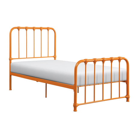 Bethany Orange Twin Metal Platform Bed from Homelegance - Luna Furniture