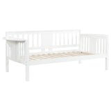 Bethany White Wood Twin Daybed with Drop-down Tables from Coaster - Luna Furniture