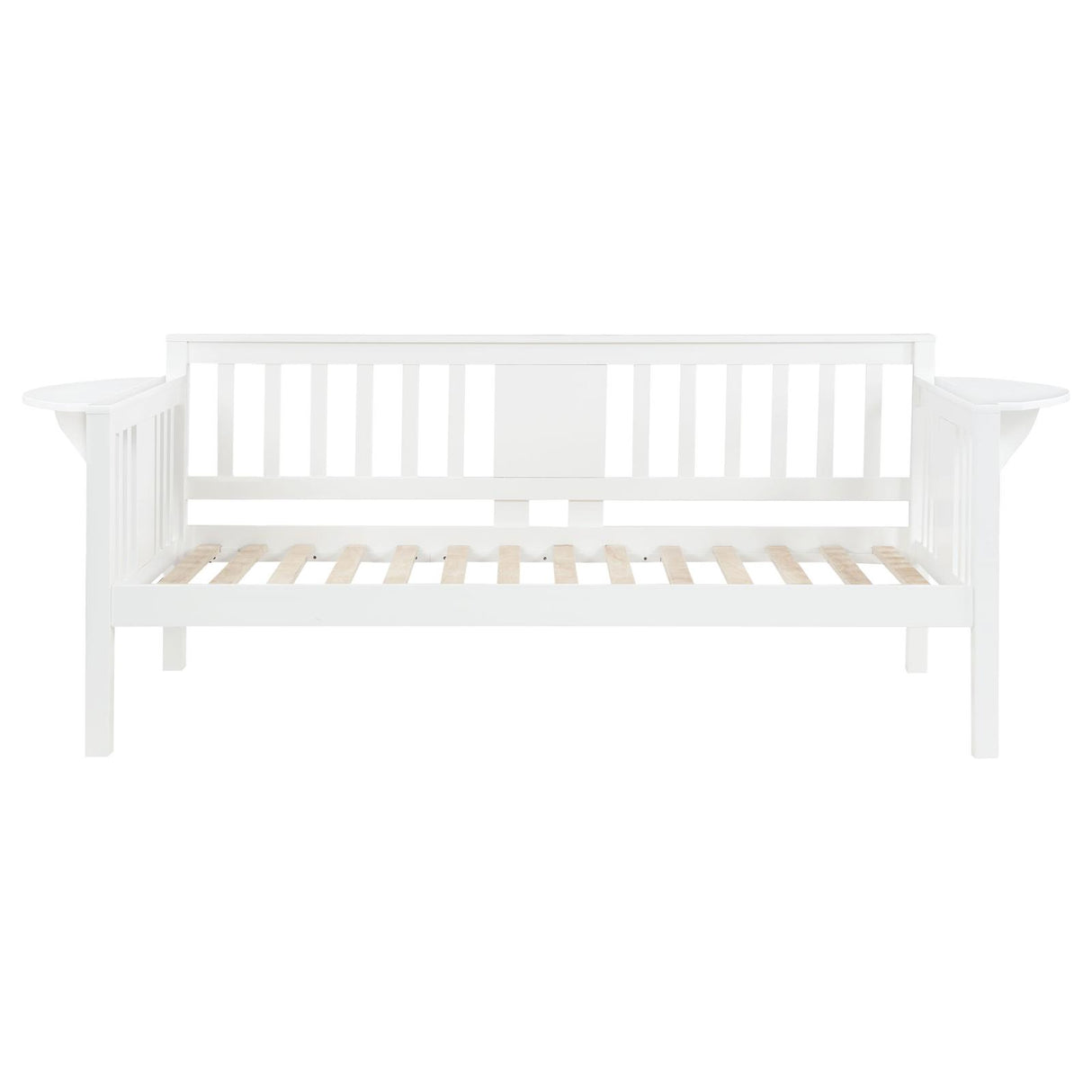 Bethany White Wood Twin Daybed with Drop-down Tables from Coaster - Luna Furniture