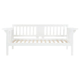 Bethany White Wood Twin Daybed with Drop-down Tables from Coaster - Luna Furniture