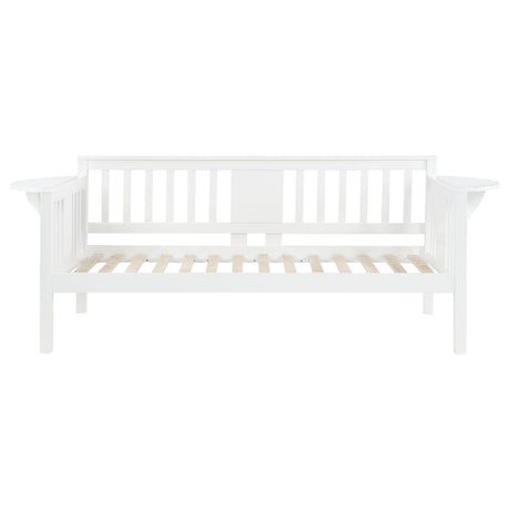 Bethany White Wood Twin Daybed with Drop-down Tables from Coaster - Luna Furniture