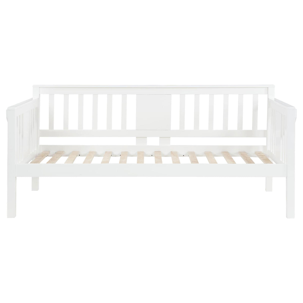 Bethany White Wood Twin Daybed with Drop-down Tables from Coaster - Luna Furniture