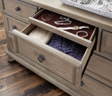 Bethel Wire Brushed Gray Sleigh Storage Platform Bedroom Set from Homelegance - Luna Furniture
