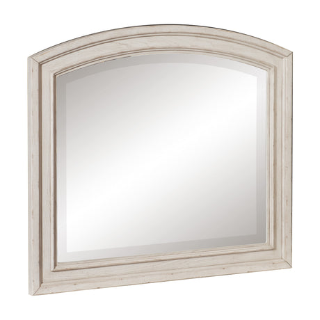 Bethel Wire Brushed White Mirror (Mirror Only) from Homelegance - Luna Furniture