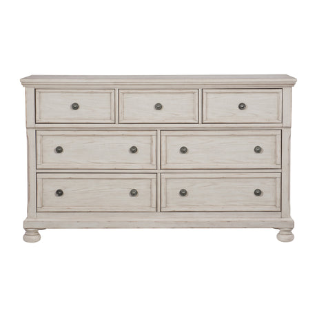 Bethel Wire Brushed White Sleigh Storage Platform Bedroom Set from Homelegance - Luna Furniture
