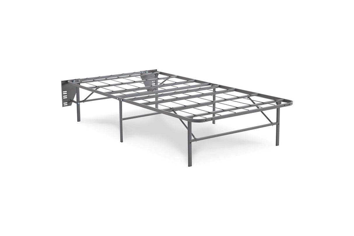 Better than a Boxspring Gray Twin Foundation from Ashley - Luna Furniture