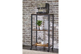 Bevinfield Brown/Black Bar Cart from Ashley Furniture - Luna Furniture