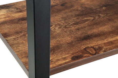 Bevinfield Brown/Black Bar Cart from Ashley - Luna Furniture