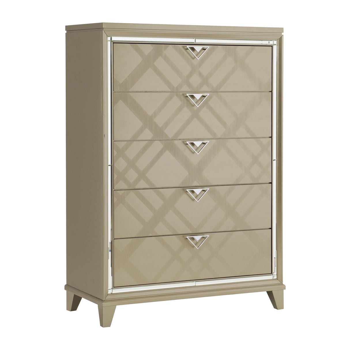 Bijou Champagne Chest from Homelegance - Luna Furniture