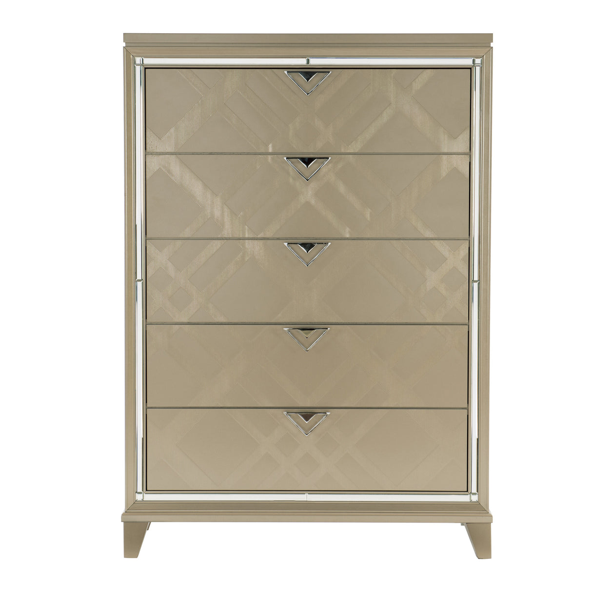 Bijou Champagne Chest from Homelegance - Luna Furniture