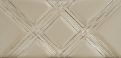 Bijou Champagne King LED Upholstered Storage Platform Bed from Homelegance - Luna Furniture