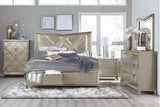 Bijou Champagne Nightstand from Homelegance - Luna Furniture