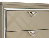 Bijou Champagne Nightstand from Homelegance - Luna Furniture