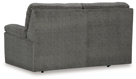 Bindura Mineral Glider Loveseat from Ashley - Luna Furniture
