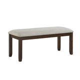 Binghampton Cherry/Moonstone Dining Bench from Homelegance - Luna Furniture