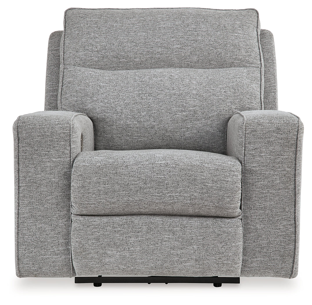 Biscoe Pewter Power Recliner from Ashley - Luna Furniture