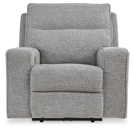 Biscoe Pewter Power Recliner from Ashley - Luna Furniture