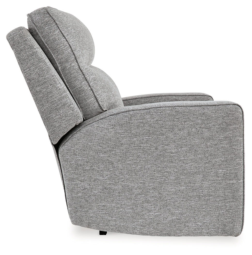 Biscoe Pewter Power Recliner - Luna Furniture