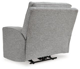 Biscoe Pewter Power Recliner from Ashley - Luna Furniture