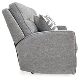 Biscoe Pewter Power Reclining Sofa from Ashley - Luna Furniture
