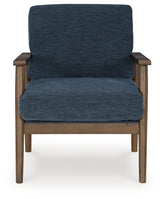 Bixler Navy Accent Chair from Ashley - Luna Furniture