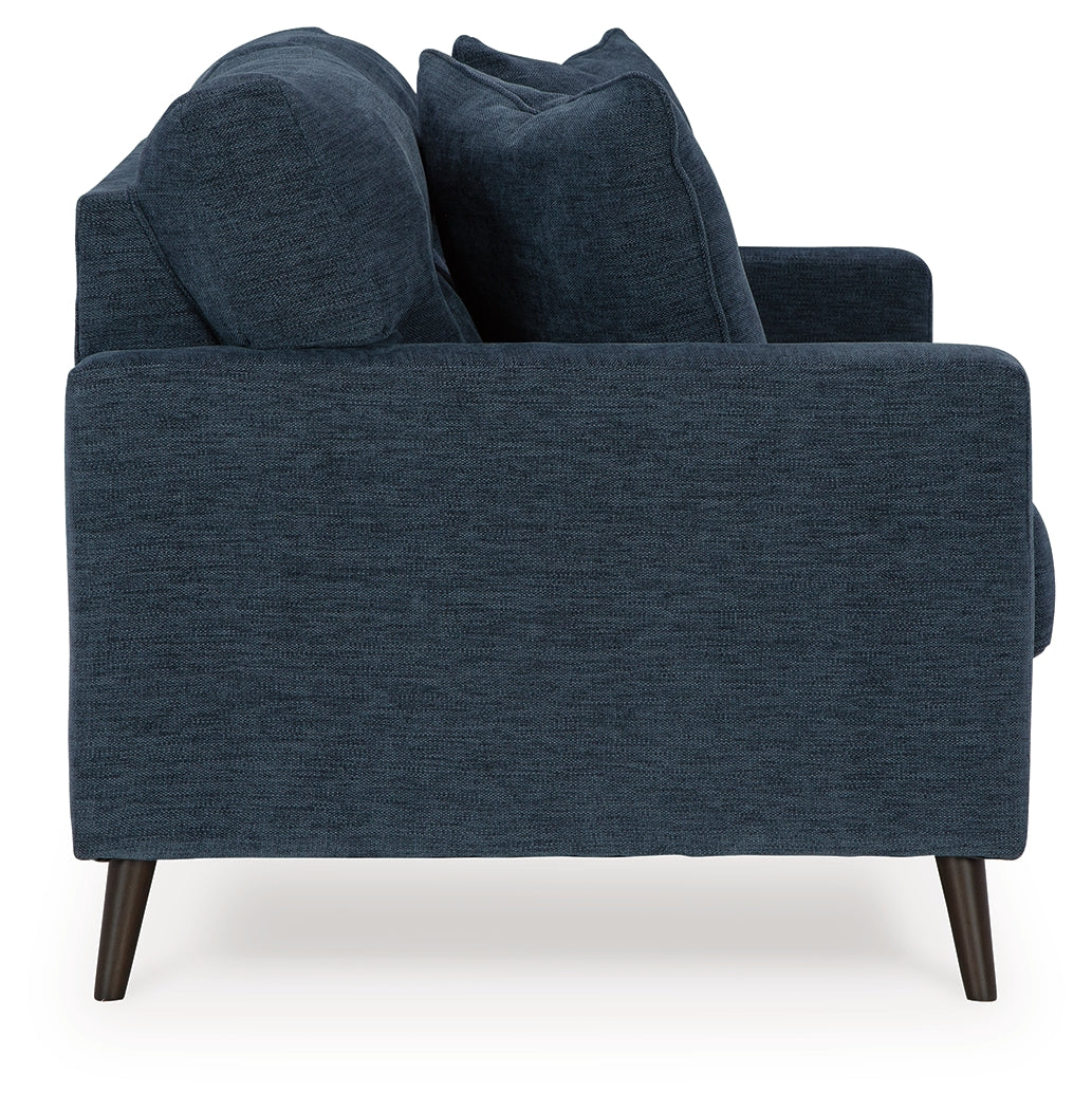 Bixler Navy Loveseat from Ashley - Luna Furniture