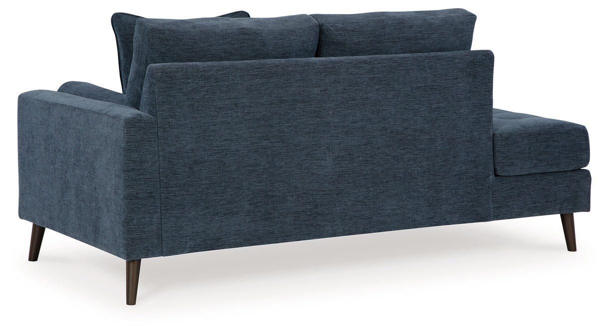 Bixler Navy Right-Arm Facing Corner Chaise from Ashley - Luna Furniture