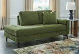 Bixler Olive Right-Arm Facing Corner Chaise from Ashley - Luna Furniture