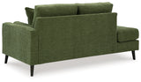 Bixler Olive Right-Arm Facing Corner Chaise from Ashley - Luna Furniture