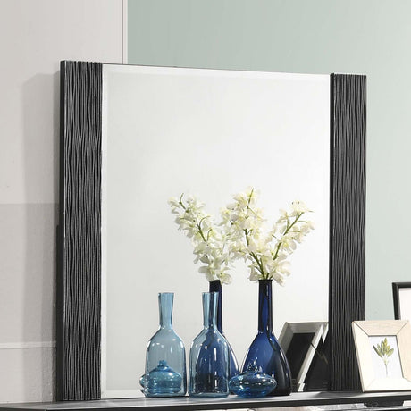 Blacktoft Black Rectangle Dresser Mirror (Mirror Only) from Coaster - Luna Furniture