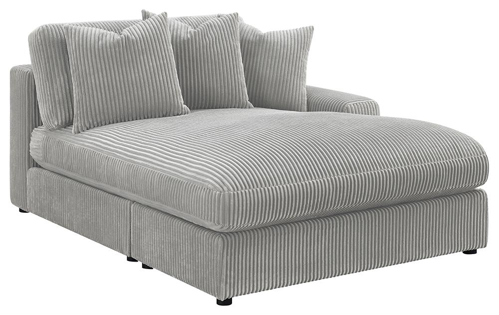 Blaine Fog Upholstered Reversible Sectional from Coaster - Luna Furniture