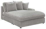 Blaine Fog Upholstered Reversible Sectional from Coaster - Luna Furniture