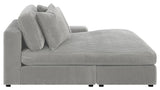 Blaine Fog Upholstered Reversible Sectional from Coaster - Luna Furniture
