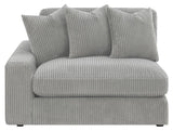 Blaine Fog Upholstered Reversible Sectional from Coaster - Luna Furniture