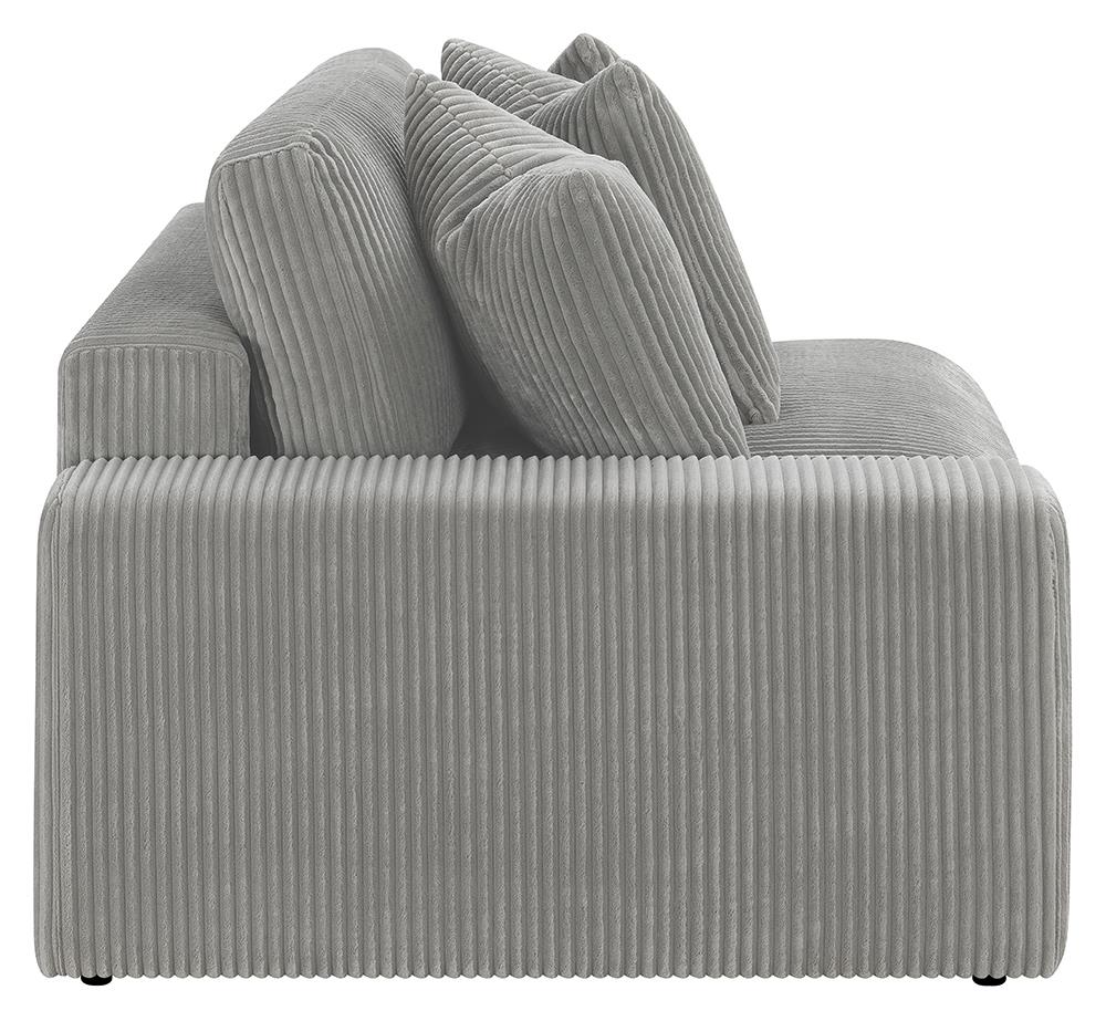 Blaine Fog Upholstered Reversible Sectional from Coaster - Luna Furniture