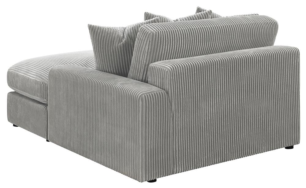 Blaine Fog Upholstered Reversible Sectional from Coaster - Luna Furniture