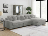 Blaine Fog Upholstered Reversible Sectional from Coaster - Luna Furniture