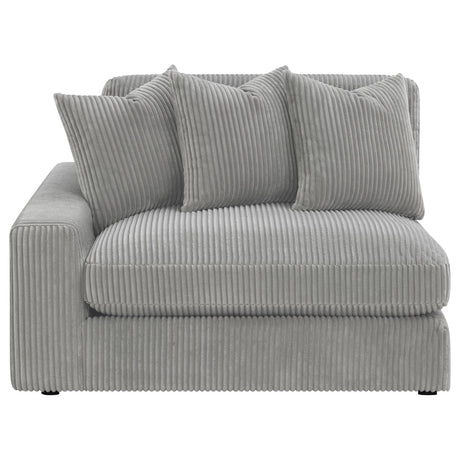 Blaine Fog Upholstered Reversible Sectional from Coaster - Luna Furniture