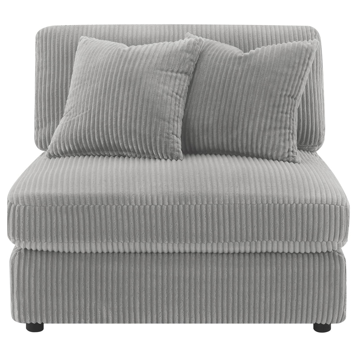 Blaine Fog Upholstered Reversible Sectional from Coaster - Luna Furniture