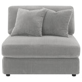 Blaine Fog Upholstered Reversible Sectional from Coaster - Luna Furniture