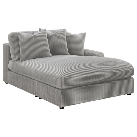 Blaine Fog Upholstered Reversible Sectional from Coaster - Luna Furniture