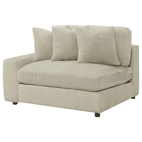 Blaine Sand Upholstered Reversible Sectional Sofa from Coaster - Luna Furniture