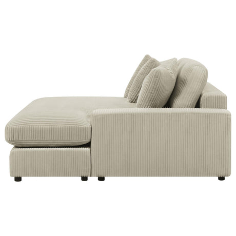 Blaine Sand Upholstered Reversible Sectional Sofa from Coaster - Luna Furniture