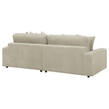 Blaine Sand Upholstered Reversible Sectional Sofa from Coaster - Luna Furniture