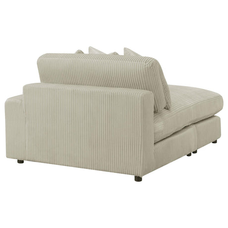 Blaine Sand Upholstered Reversible Sectional Sofa from Coaster - Luna Furniture